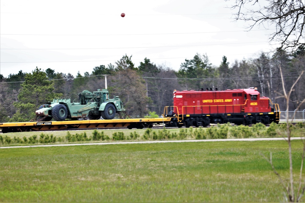 Fort McCoy LRC rail operations team moves equipment bound for deployment