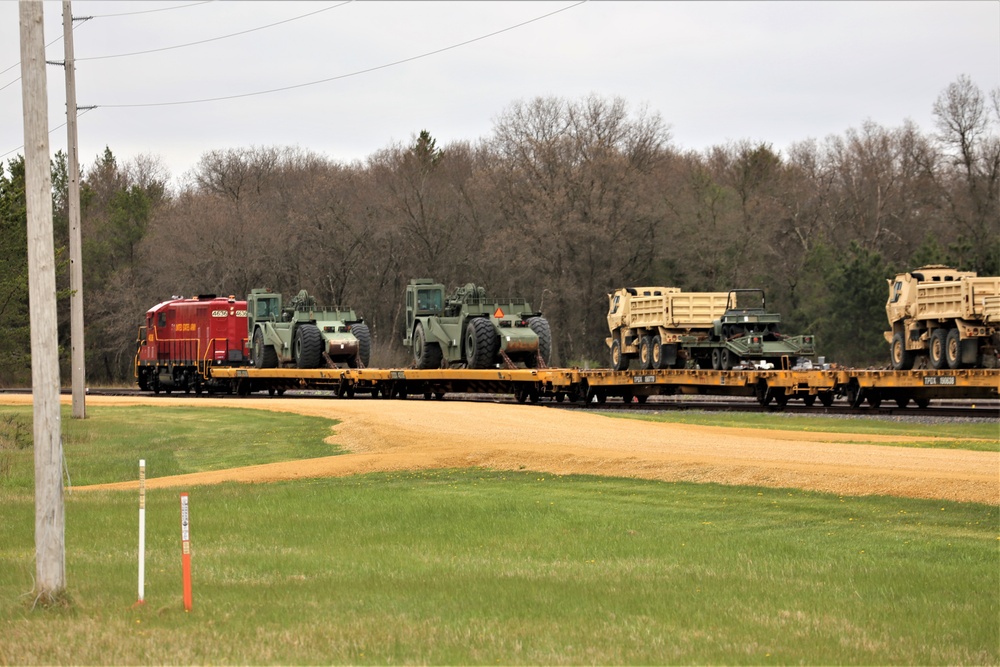 Fort McCoy LRC rail operations team moves equipment bound for deployment