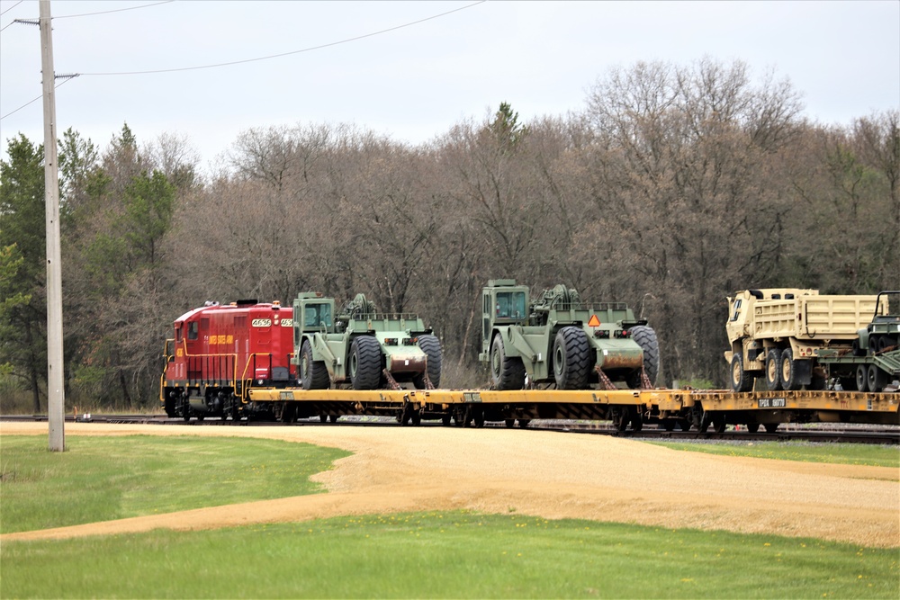 Fort McCoy LRC rail operations team moves equipment bound for deployment