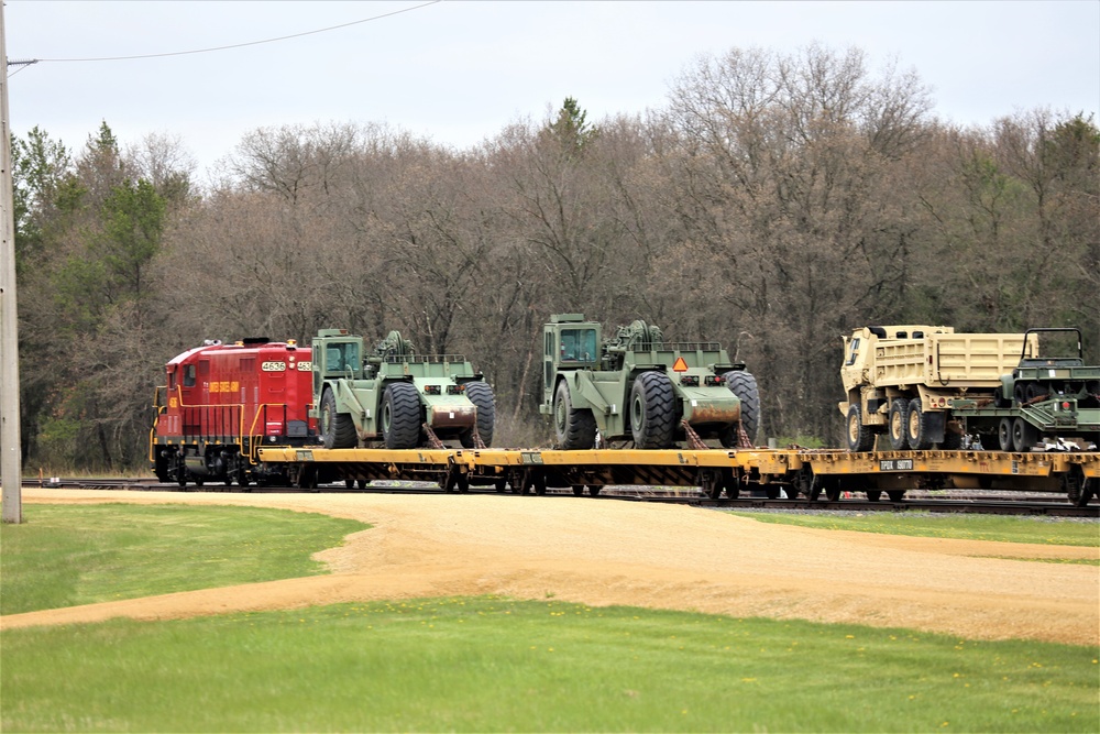 Fort McCoy LRC rail operations team moves equipment bound for deployment