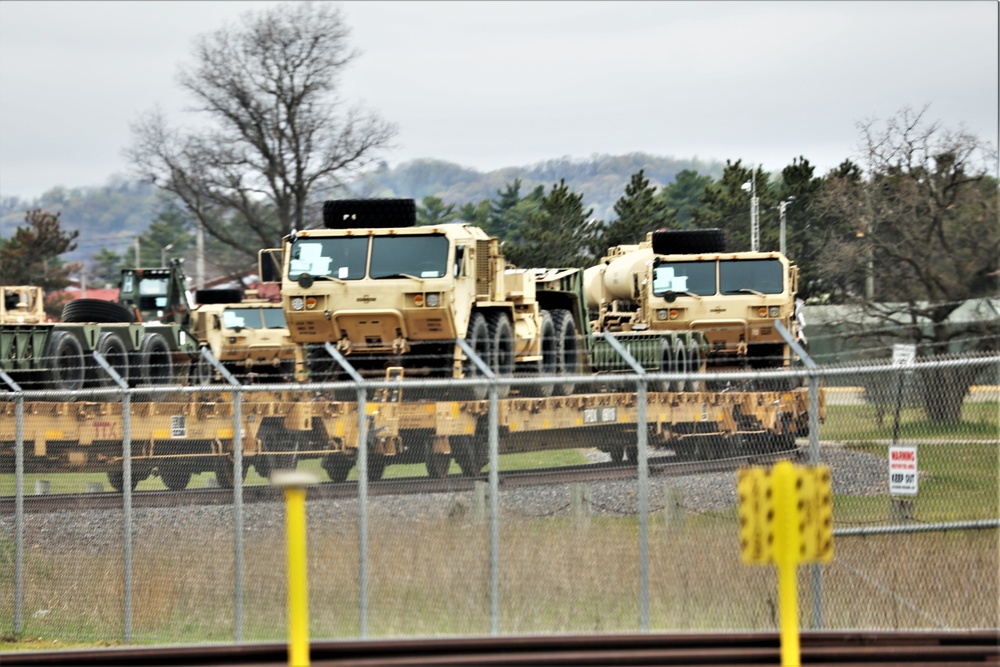 Fort McCoy LRC rail operations team moves equipment bound for deployment