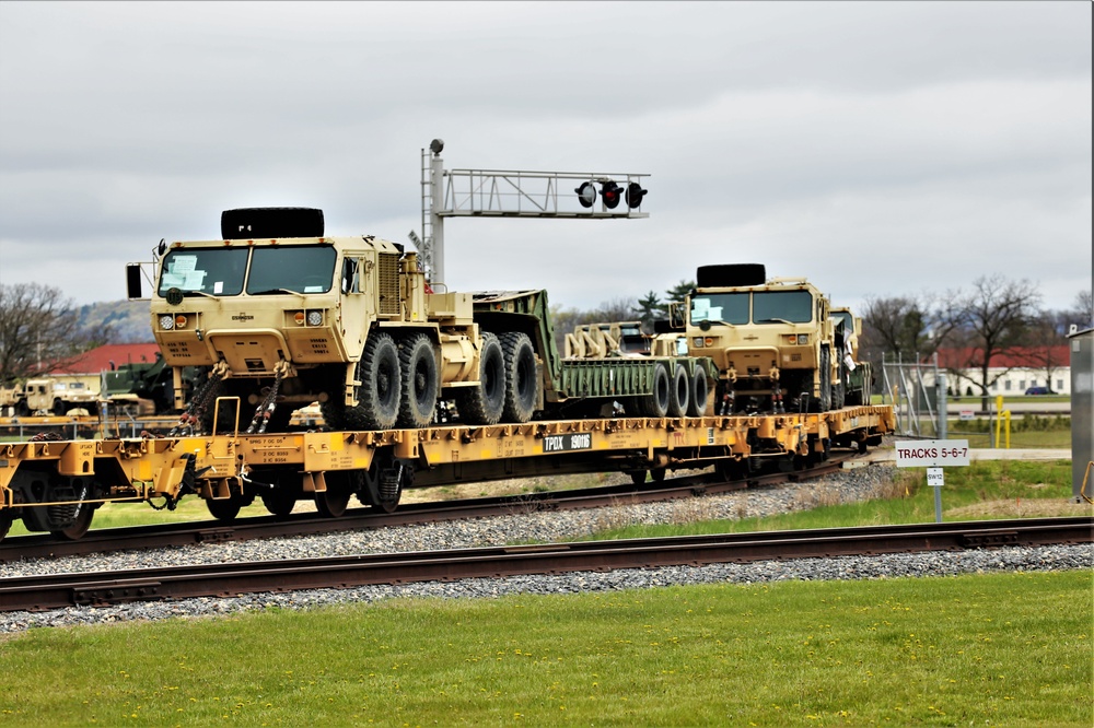 Fort McCoy LRC rail operations team moves equipment bound for deployment