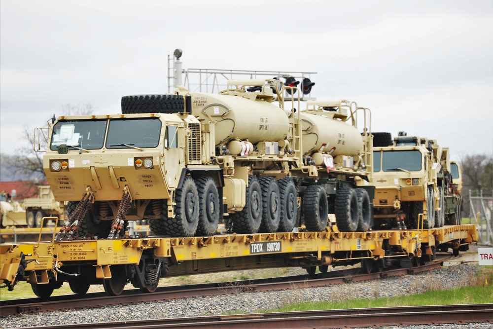 Fort McCoy LRC rail operations team moves equipment bound for deployment