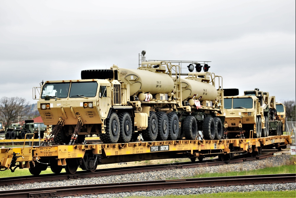 Fort McCoy LRC rail operations team moves equipment bound for deployment