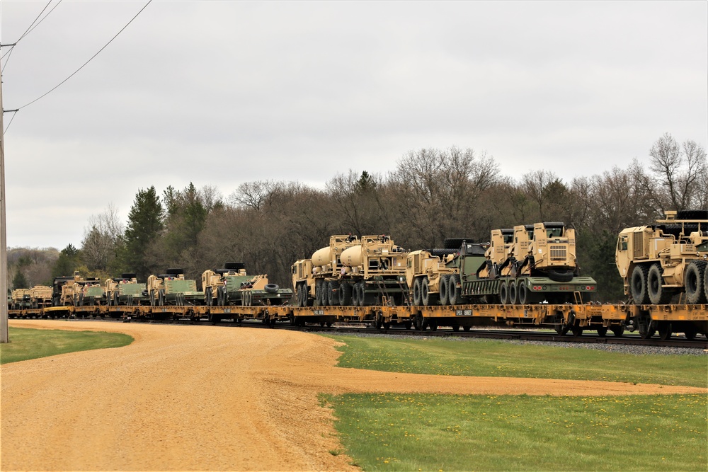 Fort McCoy LRC rail operations team moves equipment bound for deployment