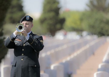 Traditions continue: Team Bliss, El Paso VA mark Memorial Day with closed ceremony