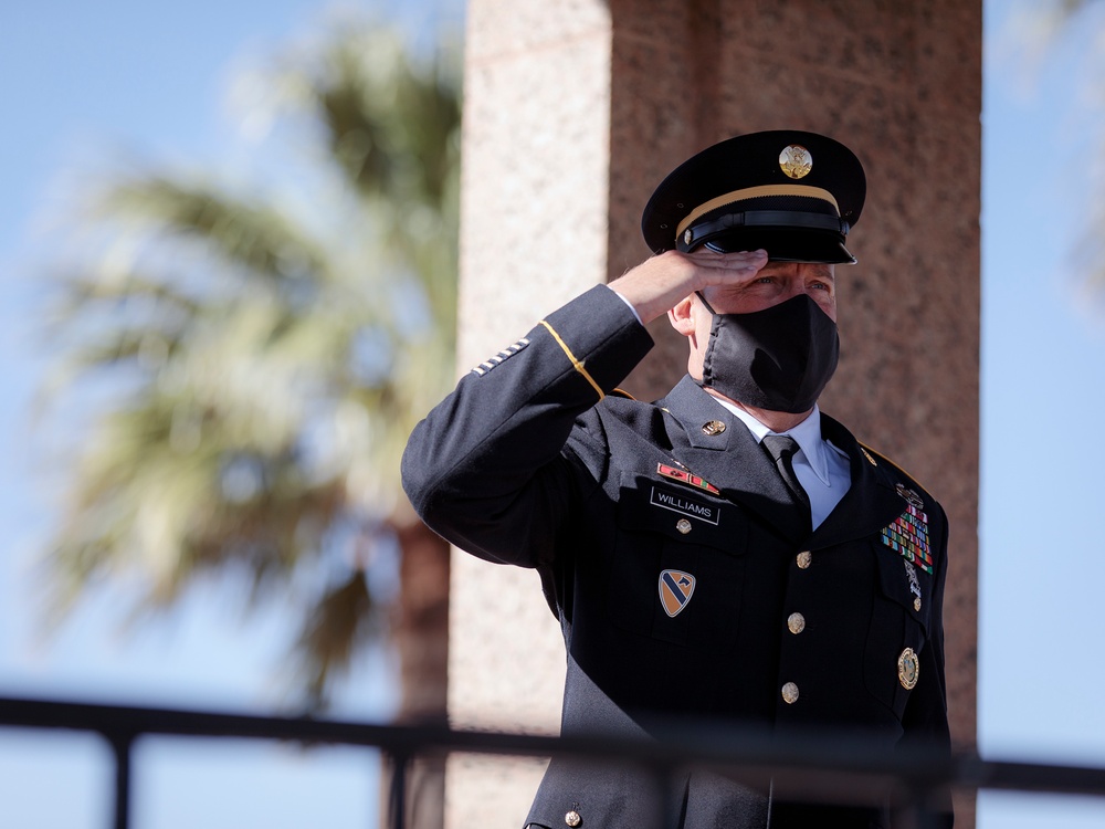 Traditions continue: Team Bliss, El Paso VA mark Memorial Day with closed ceremony