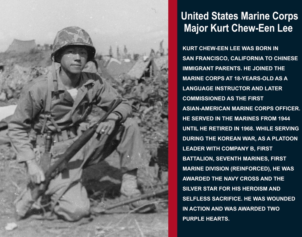 US Marine Corps Maj. Kurt Chew-Een Lee