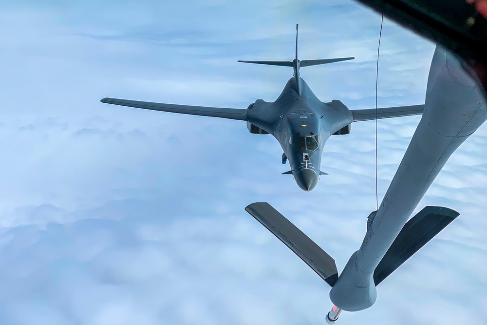 B-1s complete 24-hr sprint from Guam to train in Alaska, Japan
