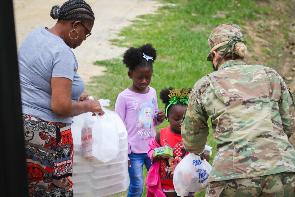 NCNG Delivers Food, Hope to Citizens During COVID-19