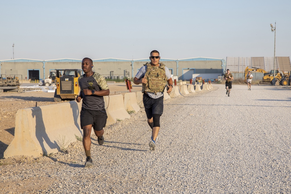 442nd Air Expeditionary Squadron completes the Murph challenge