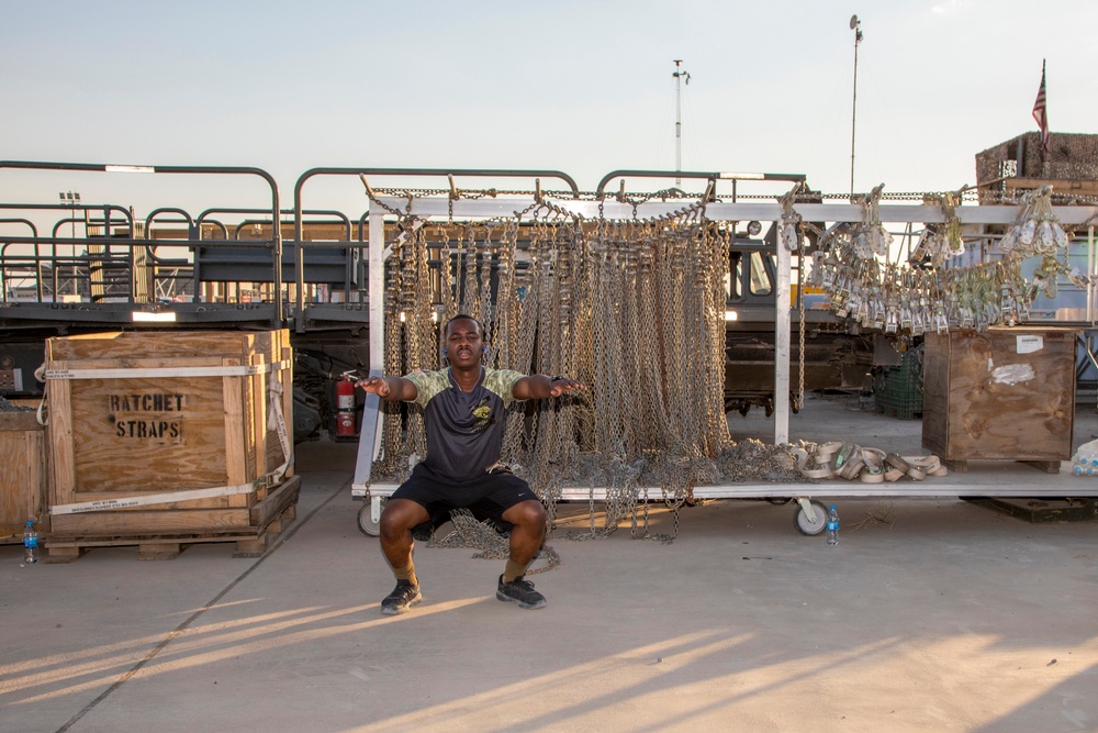 442nd Air Expeditionary Squadron completes the Murph challenge