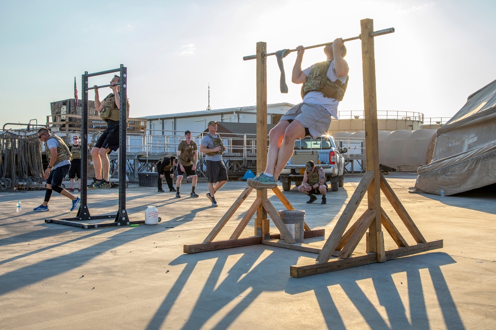 442nd Air Expeditionary Squadron completes the Murph challenge