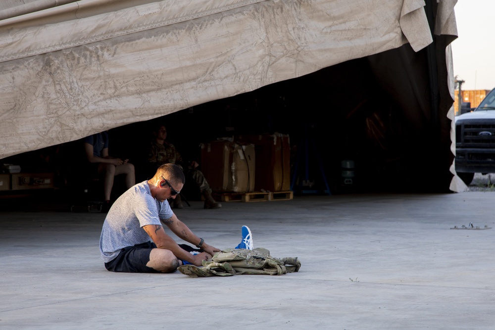 442nd Air Expeditionary Squadron completes the Murph challenge