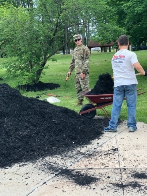 Base Clean-Up on Hancock Field