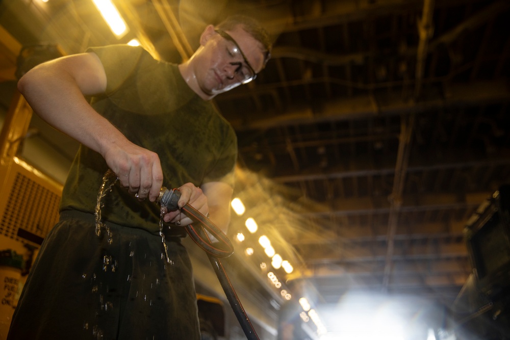 USS Bataan (LHD 5), Agricultural Washdown