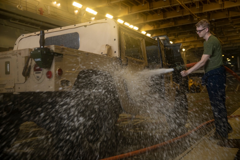 USS Bataan (LHD 5), Agricultural Washdown