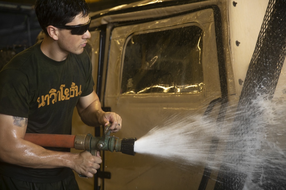 USS Bataan (LHD 5), Agricultural Washdown