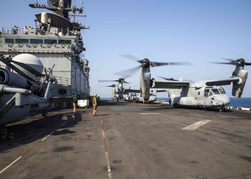 Flight Operations USS Bataan (LHD 5)