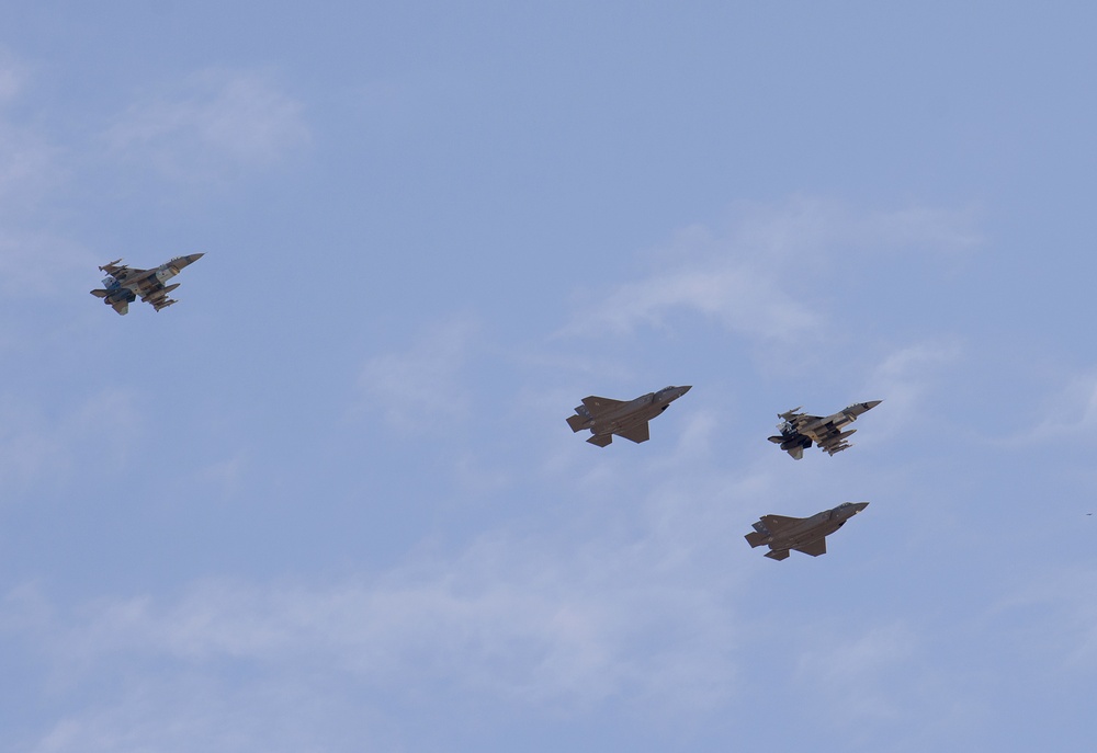 Eielson flyover salutes Fairbanks community, first responders