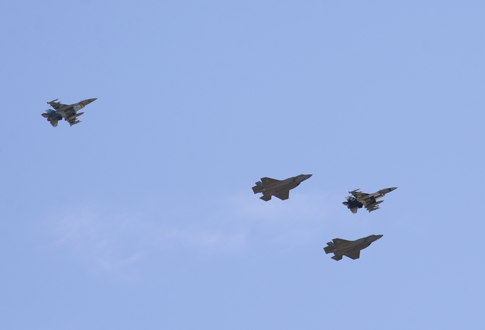 Eielson flyover salutes Fairbanks community, first responders