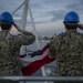 GHWB Sailors Conduct Colors