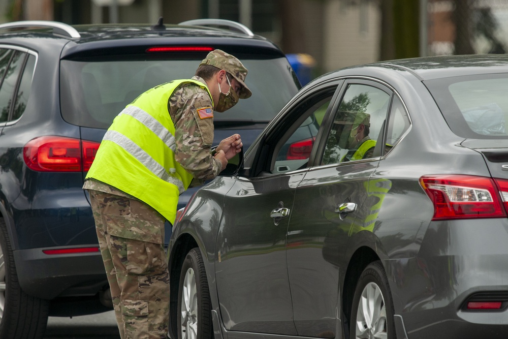 Delaware National Guard administers drive-thru testing for COVID-19