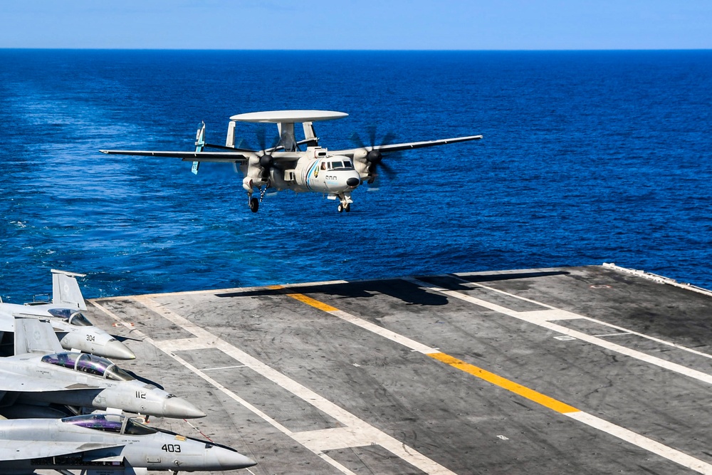 USS Harry S. Truman (CVN 75) transits the Atlantic Ocean