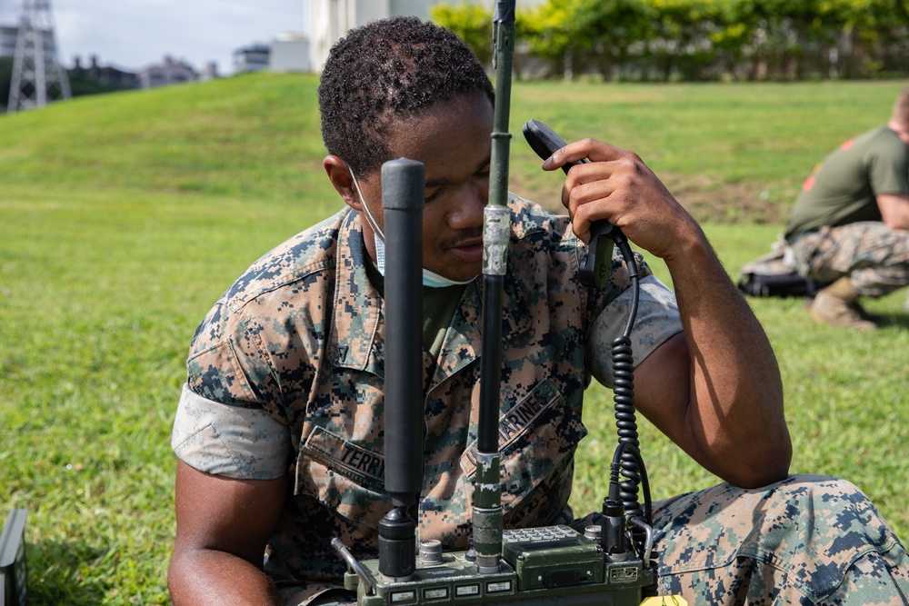 Radio Check, Over I 3rd Transportation Support Battalion utilizes basic radio techniques