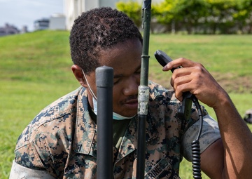 Radio Check, Over I 3rd Transportation Support Battalion utilizes basic radio techniques