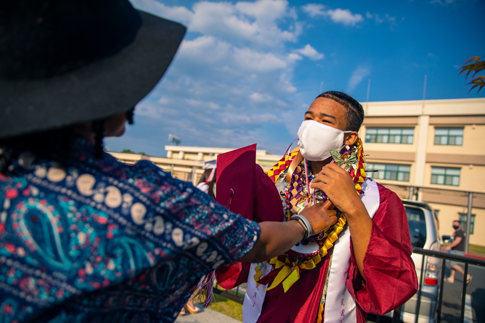 M. C. Perry High School graduation parade