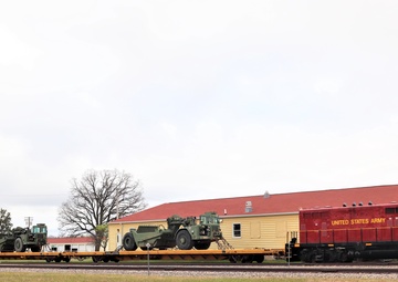 Fort McCoy Logistics Readiness Center's rail operations team moves equipment bound for deployment