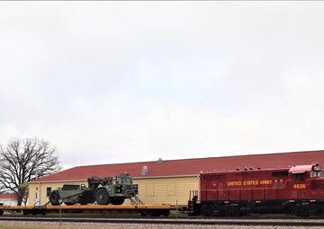 Fort McCoy Logistics Readiness Center's rail operations team moves equipment bound for deployment