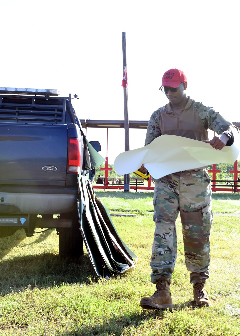 Members of the 149th Fighter Wing's SFS conduct weapons qualification training