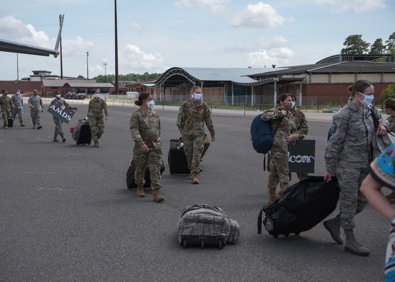 315th AW welcomes home COVID response medical team