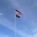 American Flag and Fort McCoy