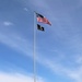 American Flag and Fort McCoy