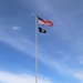 American Flag and Fort McCoy