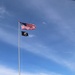 American Flag and Fort McCoy