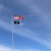 American Flag and Fort McCoy