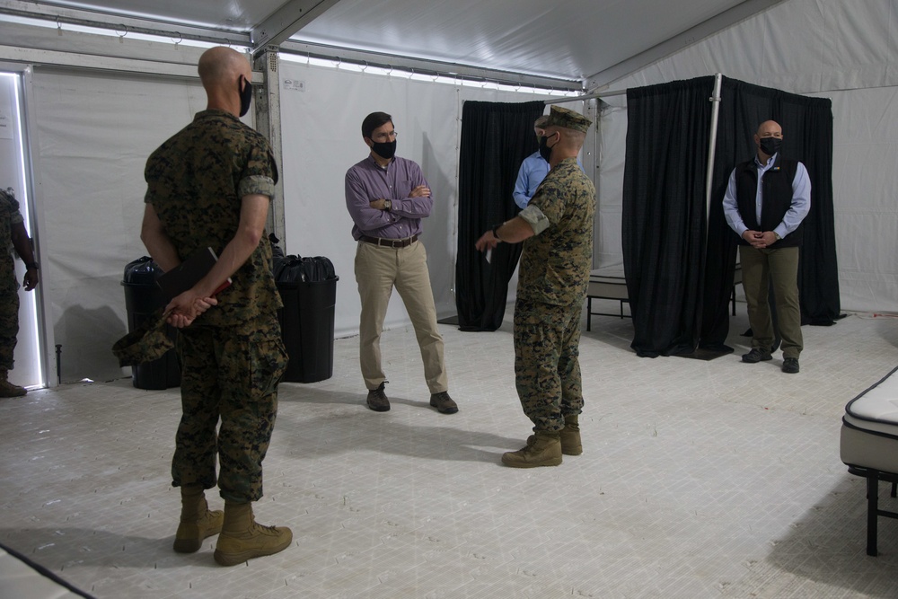 Secretary of Defense visits Marine Corps Recruit Depot Parris Island