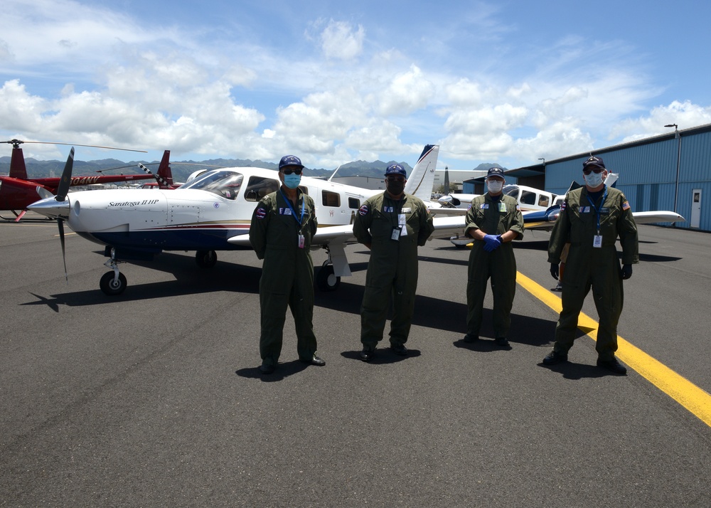 Coast Guard Auxiliary transports masks to Maui