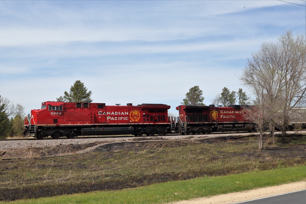 Train moves through Fort McCoy