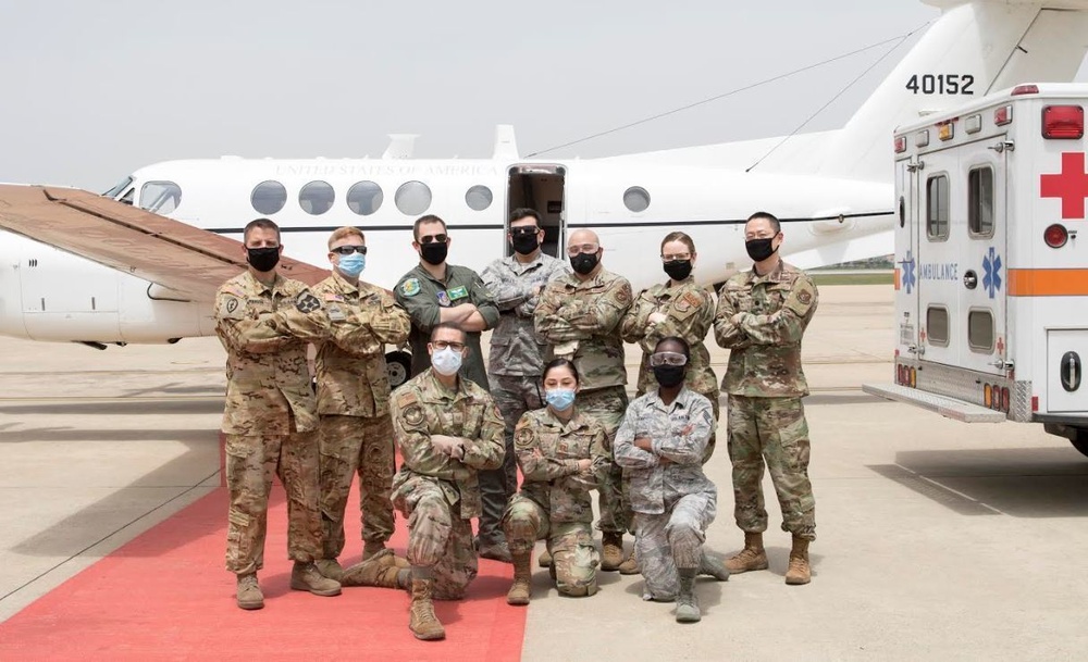 Army-Air Force Medical Personnel Take to the Skies