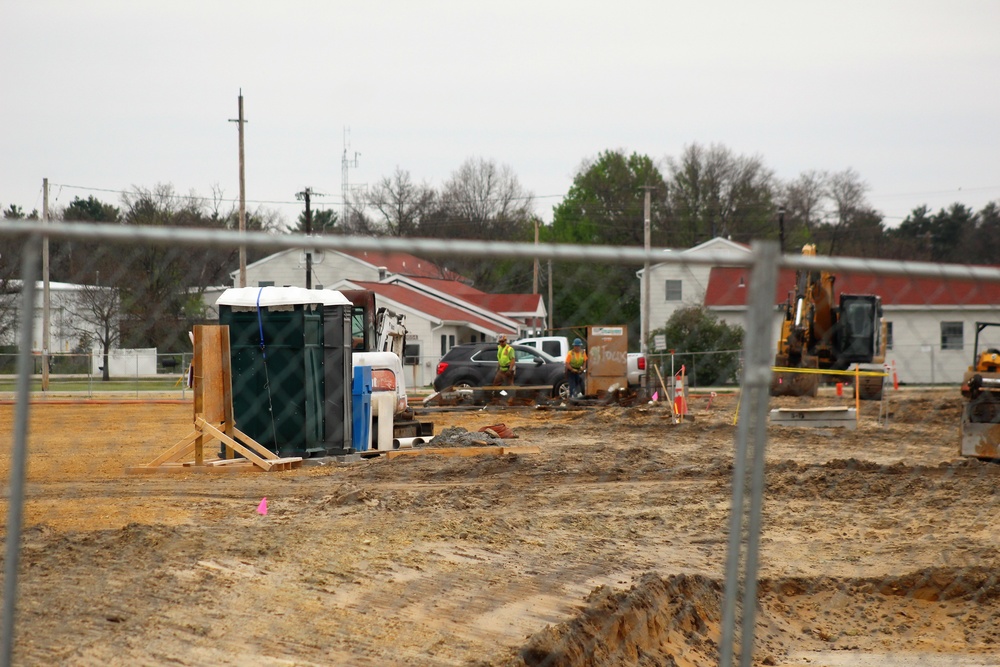 Construction of new barracks at Fort McCoy