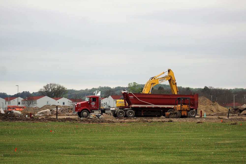 Building demolition at Fort McCoy