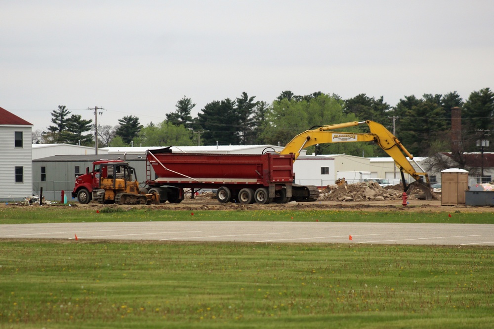 Building demolition at Fort McCoy