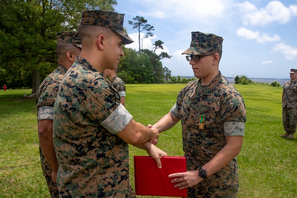 2nd MLG Makerspace Marines Awarded for COVID-19 Support