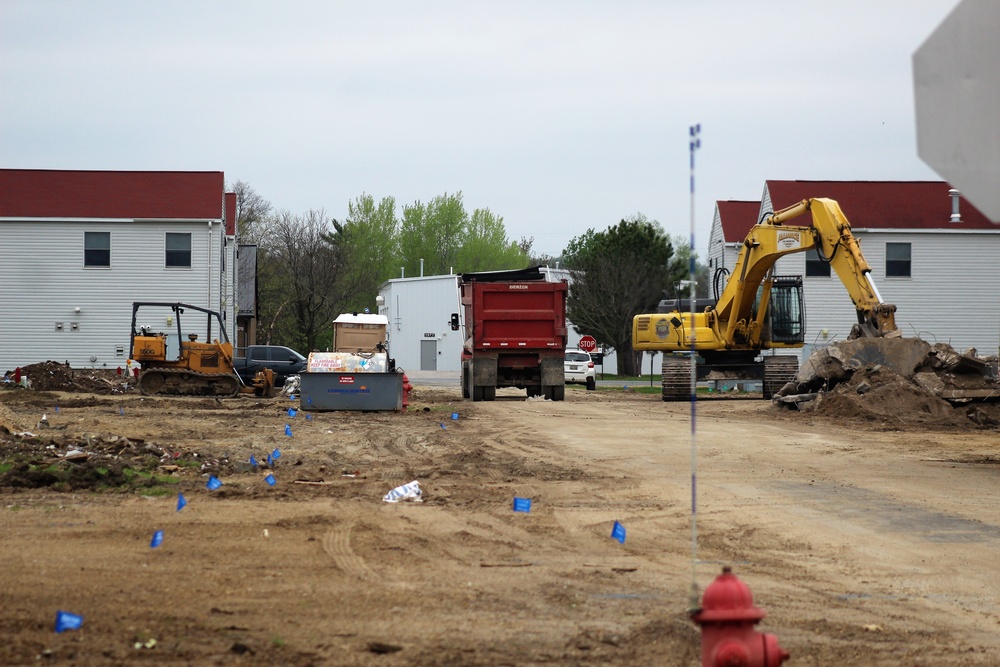 Building demolition at Fort McCoy