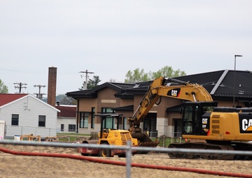 Building demolition at Fort McCoy